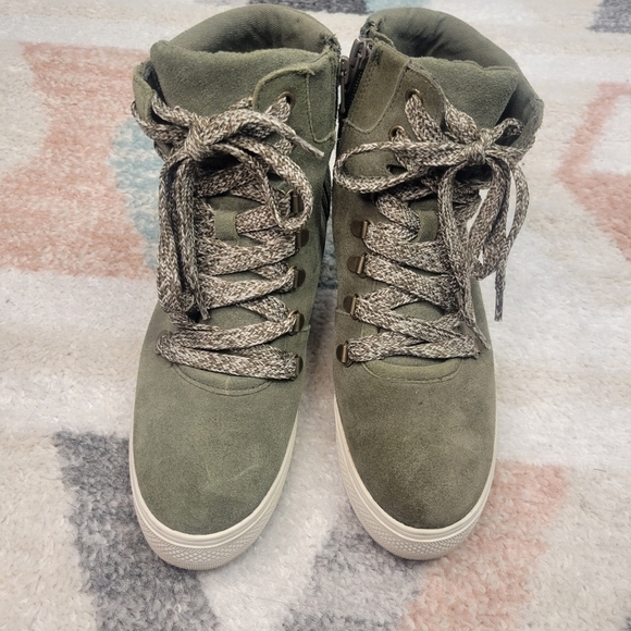 Steve Madde Wedge Platform Sneakers Size 7.5 - Picture 2 of 12